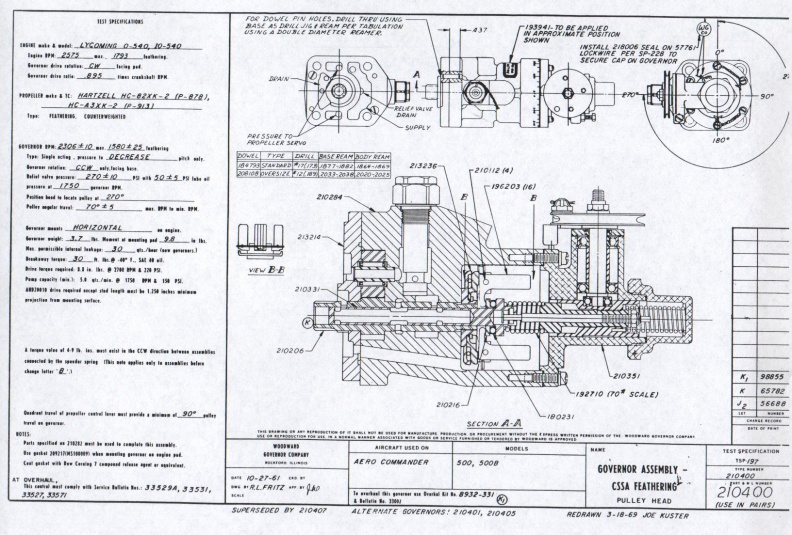 Woodward Aircraft Propeller Governor 002 OldWoodward History Gallery